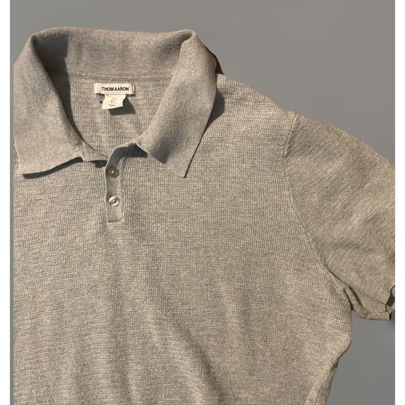 Thom Aaron Other - Thom Aaron Men's Grey Kinit Shirt Large